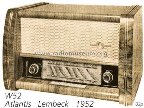 Atlantis W1030; Lembeck & Co.Lembeck (ID = 1906) Radio