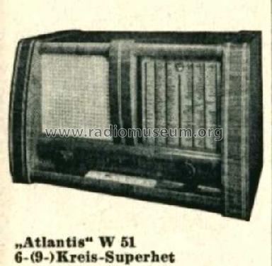 Atlantis 51W - W51; Lembeck & Co.Lembeck (ID = 513711) Radio