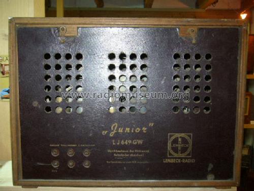 Junior LJ-649-GW; Lembeck & Co.Lembeck (ID = 1664506) Radio