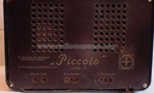 Piccolo LS439W; Lembeck & Co.Lembeck (ID = 277517) Radio
