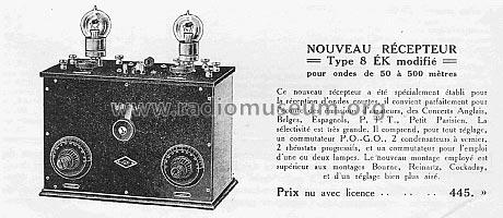 8EK modifié; Lemouzy; Paris (ID = 721908) Radio