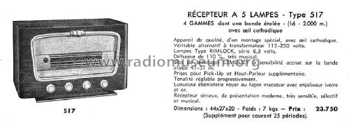 517; Lemouzy; Paris (ID = 1885971) Radio