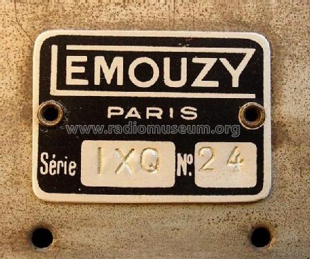 610; Lemouzy; Paris (ID = 2776444) Radio