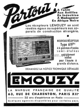 619 bis; Lemouzy; Paris (ID = 2539704) Radio