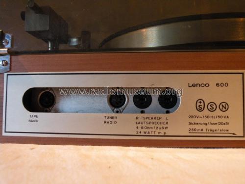 600; Lenco; Burgdorf (ID = 2652398) Ampl/Mixer