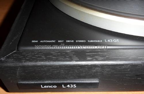 Semi Automatic Belt Drive Stereo Turntable L43GT L435; Lenco; Burgdorf (ID = 1797810) R-Player