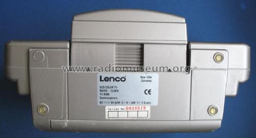 LCD Color TV Radio Clock TC 9008; Lenco; Burgdorf (ID = 1419447) TV Radio