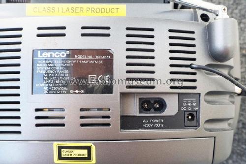 AC/DC TV CD Radio System TCD-8053; Lenco; Burgdorf (ID = 1861285) TV Radio