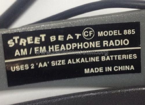 Street Beat AM/FM Sports Radio 885; Lenoxx Electronics (ID = 1710047) Radio