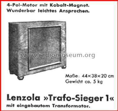 Kelch-Strahler Trafo-Sieger 1 ; Lenzola, Lenzen & Co (ID = 58514) Lautspr.-K