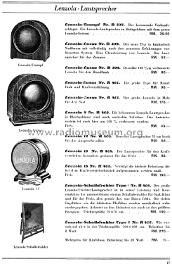 Lenzola 13; Lenzola, Lenzen & Co (ID = 1992293) Speaker-P