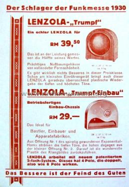 Lenzola-Trumpf-Einbau ; Lenzola, Lenzen & Co (ID = 2651045) Parlante