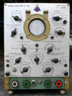 Oscilloscope T7B; Lerès, Laboratoires; (ID = 744122) Equipment