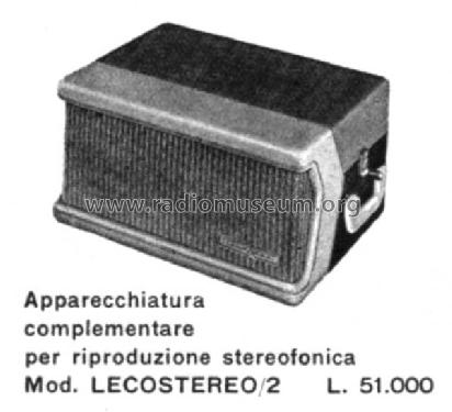 Lecostereo/2 ; LESA ; Milano (ID = 2664043) Speaker-P