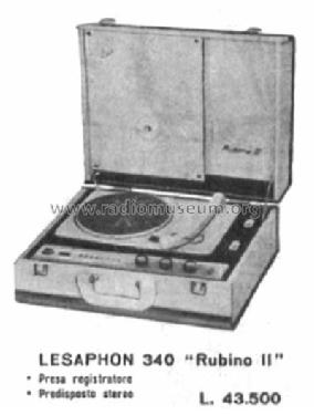 Lesaphon Rubino II LF340; LESA ; Milano (ID = 2664303) Sonido-V