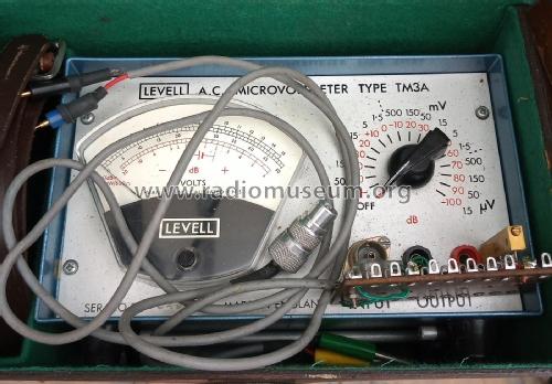 Transistor AC Microvoltmeter TM3A; Levell Electronics (ID = 2555050) Ausrüstung