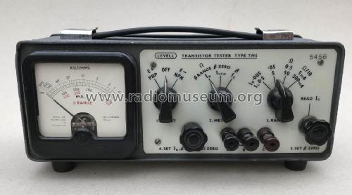 Transistor tester TM5; Levell Electronics (ID = 2755360) Equipment