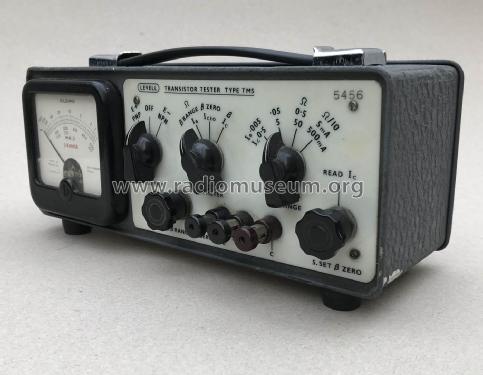 Transistor tester TM5; Levell Electronics (ID = 2755363) Equipment