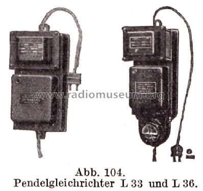 Pendelgleichrichter L-36; Levy, Dr. Max, (ID = 3016318) Power-S