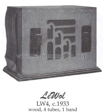 LW-4 ; Lewol Mfg. Corp.; (ID = 1439581) Radio