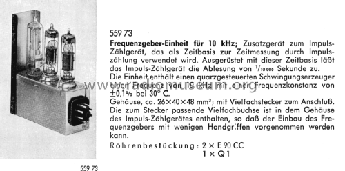 Frequenzgeber-Einheit für 10 kHz 559 73; Leybold; Deutschland (ID = 2637113) teaching