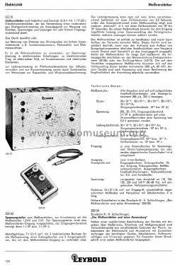 Messverstärker 532 01; Leybold; Deutschland (ID = 2675039) teaching