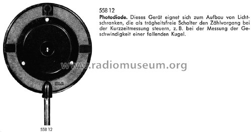 Photodiode 558 12; Leybold; Deutschland (ID = 2637134) teaching