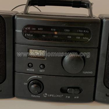 AM/FM Radio LCD Clock 8157; Lifelong Life Long; (ID = 2850697) Radio