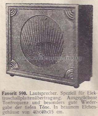 Favorit 590; Lindström, Carl; (ID = 1478218) Speaker-P