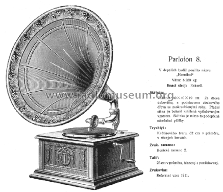 Parlofon Parlophon Hannibal 8; Lindström, Carl; (ID = 2604458) TalkingM