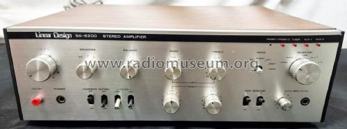 Stereo Amplifier SA-8200; Linear Design brand, (ID = 2735339) Ampl/Mixer