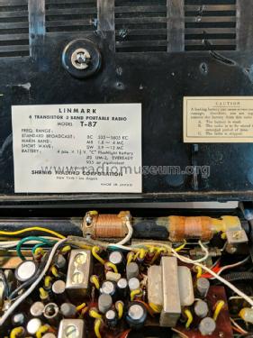 3 Band 8 Transistor T-87; Linmark (ID = 2448214) Radio