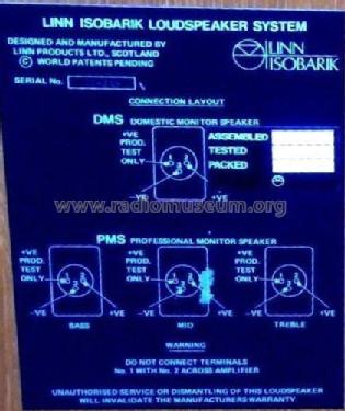 Isobarik Loudspeaker DMS; Linn Products Ltd.; (ID = 2077972) Speaker-P