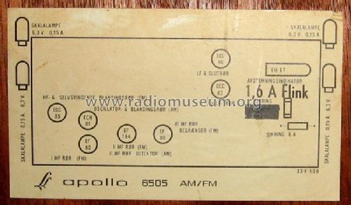 Apollo 6505; Linnet & Laursen LL (ID = 1033177) Radio