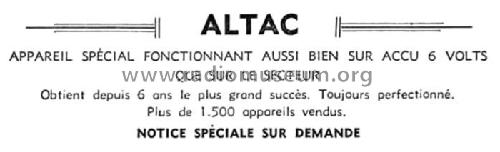 Altac ; LiRaR, Les Ingéneurs (ID = 2070901) Radio