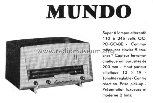 Mundo ; LiRaR, Les Ingéneurs (ID = 2070725) Radio