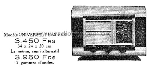 Universel 5 lampes ; LiRR Belge - Les Ing (ID = 2014458) Radio