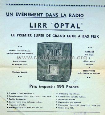 Optal ; LiRR, Les Ingéneurs (ID = 1770174) Radio