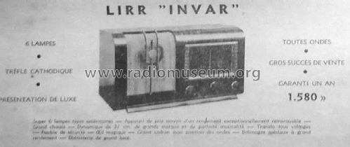 Invar ; LiRR, Les Ingéneurs (ID = 2014369) Radio