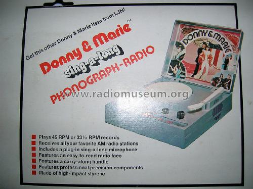 Donny & Marie Sing-a-long ; LJN Toys Ltd.; New (ID = 1234591) Radio