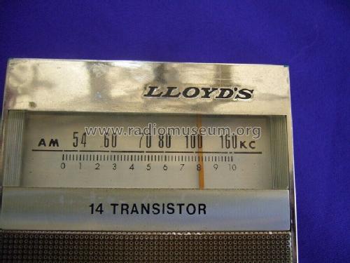 14 Transistor ; Lloyd's Electronics; (ID = 2931499) Radio