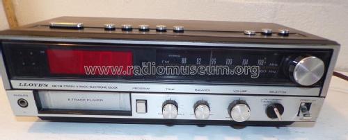 AM/FM-Stereo 8 Track/Electronic Clock J248 ; Lloyd's Electronics; (ID = 2847443) Radio