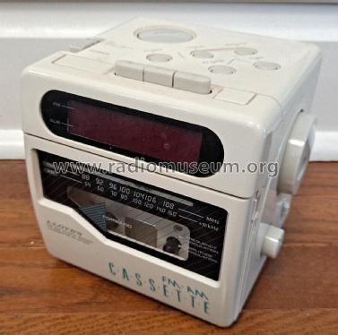 FM-AM Clock Radio Cassette Player CR201; Lloyd's Electronics; (ID = 2909210) Radio