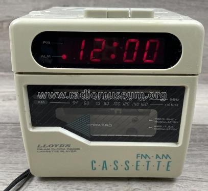 FM-AM Clock Radio Cassette Player CR201; Lloyd's Electronics; (ID = 2909214) Radio