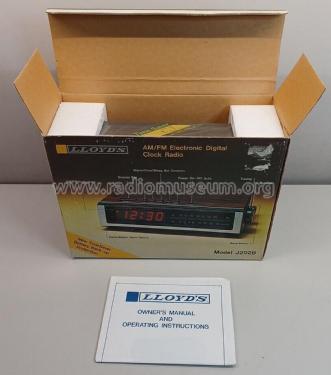 FM-AM Electronic Clock J202B; Lloyd's Electronics; (ID = 2909220) Radio