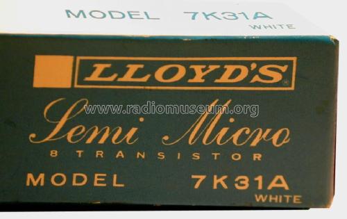 Semi Micro 7K31A; Lloyd's Electronics; (ID = 1335249) Radio