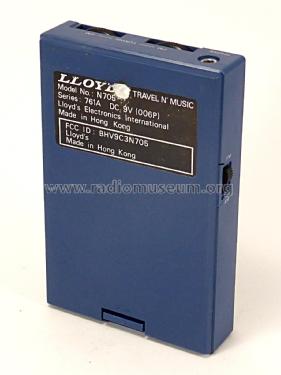 N705 Travel N' Music ; Lloyd's Electronics; (ID = 2183555) Radio
