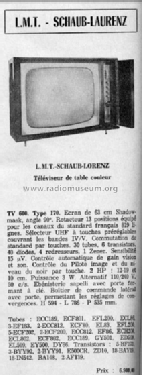 TV600 170; LMT L.M.T. Schaub- (ID = 1604923) Television