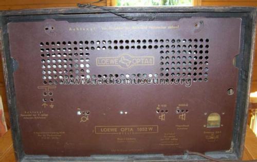 1852W; Loewe-Opta; (ID = 315465) Radio