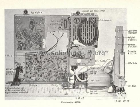 Atlas 43 010; Loewe-Opta; (ID = 698455) Television